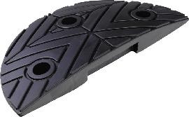 Fahrbahnschwelle Endstück schwarz B250xT420xH70 mm Produktbild