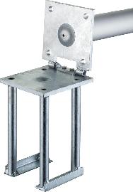 Fahnenmast Signal 10 m, Kippgelenk KI100 Produktbild