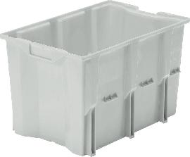 Drehstapelbehälter Serie DLK, grau Produktbild