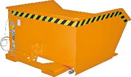 Spänebehälter SGU 750 l 1280xT1140xH680 mm RAL2000 Tragkraft 1000kg mit Lochblechboden Produktbild