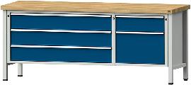 Kombiwerkbank 2000 mm 50mm Mod. 287 V RAL 7035/5010 Produktbild
