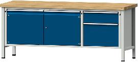 Kombiwerkbank 2000 mm 50mm Mod. 290 V RAL 7035/5010 Produktbild