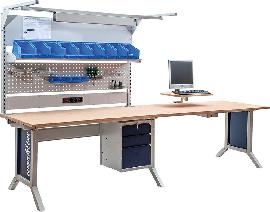 Grund- u. Anbautischkombination m. Kurbelverst. Workline Produktbild