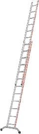 Schiebeleiter, 2-teilig, mit gebogener Traverse Produktbild