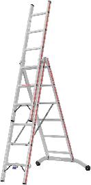 Mehrzweckleiter, dreit. 604718 Produktbild