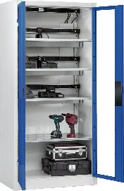 Akkuladeschrank COMFORT, mit Sichtfenstertüren Produktbild