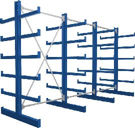 3 Felder/4 Ständer Tragkr. /Arm 200kg Ständerlast/Seite 1000 kgStänderprofil: IPE 100 Produktbild