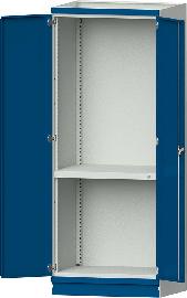 Leergehäuse Modell 101 B865xT720xH2200mm RAL 7035/5012 mit Türen Schubladenblock NH 720mm Produktbild