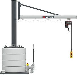 Mobiler Säulenschwenkkran MOBILUS12-US Produktbild