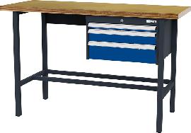 Arbeitstisch, 3 Schubladen 50/100/150 mm Produktbild