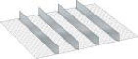 Trennwände (36x36), 4 Trennwände 36 E (Schubladen-Einteilungsmaterial), Lista Produktbild