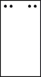 Lamellenschutzvorhang, Zuschnitte Produktbild