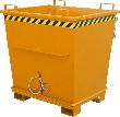 Klappbodenbehälter 1000l B1200xT1040xT1270 mm RAL2000 Tragkraft 2000kg Typ BKB 1000 Produktbild
