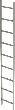 Schachtleiter 9 Sprossen L 2,52 m B440 mm LW 300 mm Edelstahl V4A Produktbild