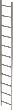Schachtleiter 11 Sprossen L 3,08 m B440 mm LW 300 mm Edelstahl V4A Produktbild