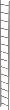 Schachtleiter 14 Sprossen L 3,92 m B440 mm LW 300 mm Edelstahl V4A Produktbild