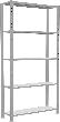 Steckregalsystem RAL 7035 lichtgrau, B 1000xH 2000 mm, Tragkraft 150 kg Produktbild