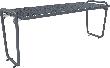 Tisch PAMPLONA Drahtgitter DB 703 B1896xT770xH785 mm Produktbild