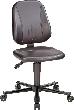 Bimos Arbeitsstuhl ESD Unitec 2, schwarz Sitzhöhe 440-620 mm Kunstleder, mit Rollen Produktbild