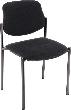 Besucherstuhl STYL ohne Armlehnen, Gestell schwarz Produktbild