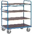 Etagenwagen 18303 1200kg 4B. 1200x800mm fetra Produktbild