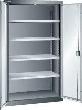 Schwerlastschrank mit Türen und 4 Verstellböden Produktbild