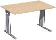 Schreibtisch C-Fuß "Pro", HxBxT: 680–820x1200x800 mm Produktbild