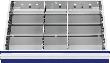 Metalleinteilungen FS6 100/125mm 12 Fächer Produktbild
