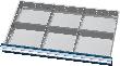 Metalleinteilungen FS9 100/125mm 6 Fächer Produktbild
