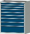 SCHUBL.SCHRANK V1060 MODELL 4006 V- RAL 7035 / RAL 5010 Produktbild