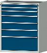 SCHUBL.SCHRANK V1060 MODELL 4009 V- RAL 7035 / RAL 5010 Produktbild
