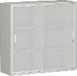 Schiebetürenschr. Pro Lic1152x1200x425,m.Glastüren Produktbild