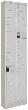 Kleinfachschrank m.SockelH1950xB460xT200 mm 2x15 Fächer RAL7035 Türen glatt Produktbild
