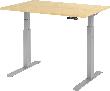 Schreibtisch, elektrisch höhenverstellbar von 640 bis 1290 mm Produktbild