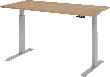 Schreibtisch XDKB16 160 x 80 cm Nussbaum, 25 mm dick ABS-Dickkante Produktbild