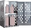 Kleingasflaschenschrank, Seitenwände und Türen gelocht Produktbild