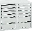 Schubladenschrank, 900x1000x500 mm, Schubladen 8x 100/4x 200 mm Produktbild