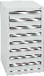 Schubladenschrank, 900x500x500 mm, Schubladen 8x 100 mm Produktbild