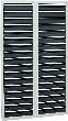 Schubladenschrank STS 410 RAL 7035/7016 34x100 mm Produktbild