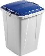 Wertstoffsammler 90l grauinkl. Deckel, blau Produktbild