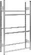 Grundregal m.6 Traversen für Getränkekisten 1750x335x1060verz. Produktbild
