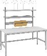 Verpackungstisch OK-V2 B1685xT800xH718-1018 mm manuell verstellbar Tischplatte Melamin Produktbild