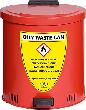 Sammelbehälter 35 l,Stahl,rot Produktbild
