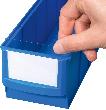 Papieretikett + Etikettenschutzfolie für Kleinteilekasten ProfiPlus ShelfBox Produktbild