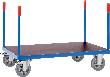 Rungenwagen 1200 kg m. wasserfester PlattformLadefläche 2000 x 800 mm RAL 5007 Produktbild