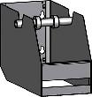 Schleifleinenabroller 3-fach für Lochwände Lochung 10X10 mm RAL 7019Rollenbreite bis 148 mm Produktbild