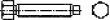 DIN 561 Form A Stahl 22H 8.8 blank Sechskantschrauben mit Zapfen und kleinem Sechskant, Standard Produktbild