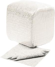 Putztücher Vliesstoff 38 x38cm 10kg, weiß Produktbild