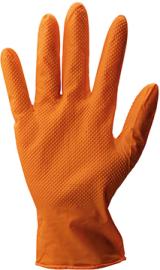 Einweghandschuh Nitril orange Box Produktbild