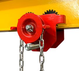 Haspelfahrwerke, inkl. Bedienkette (Standard = 2,5 m Nutzlänge) Produktbild